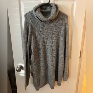 Sonoma Heather Gray Cowl Neck Sweater